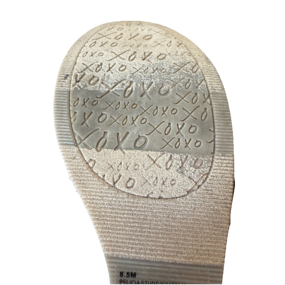 XOXO 4 Inch Cork Wedge Sandal 8 1/2 - Picture 6 of 8